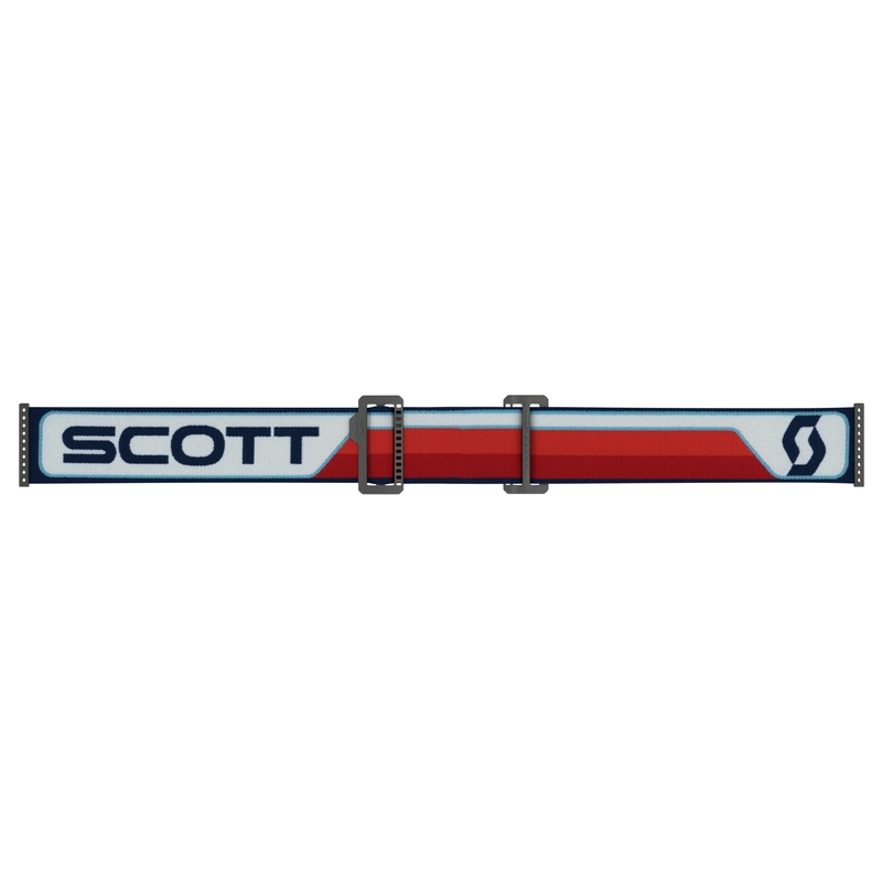 Occhiali da motocross Scott Prospect CH rosso-bianco-giallo