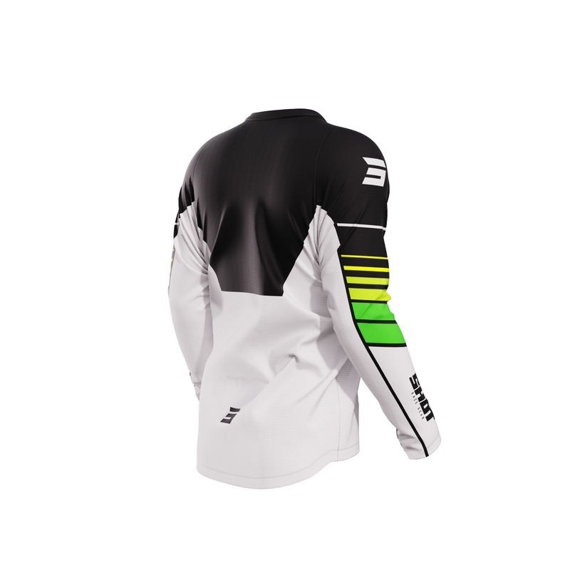 Maglia da motocross Shot Devo Peak verde Saldi