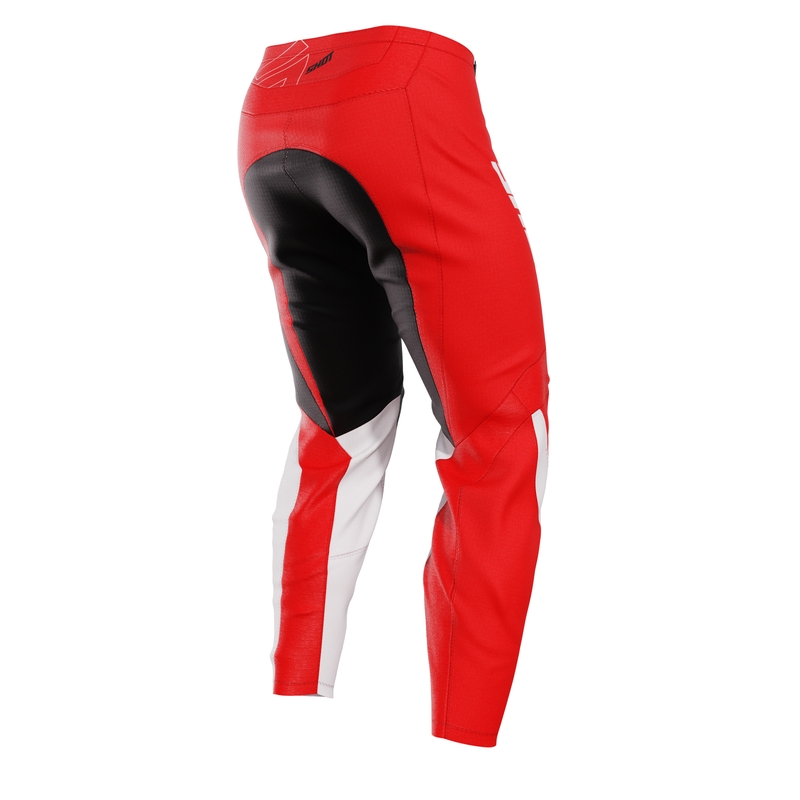 Pantaloni da motocross per bambini Shot Draw Rush Rosso Saldi
