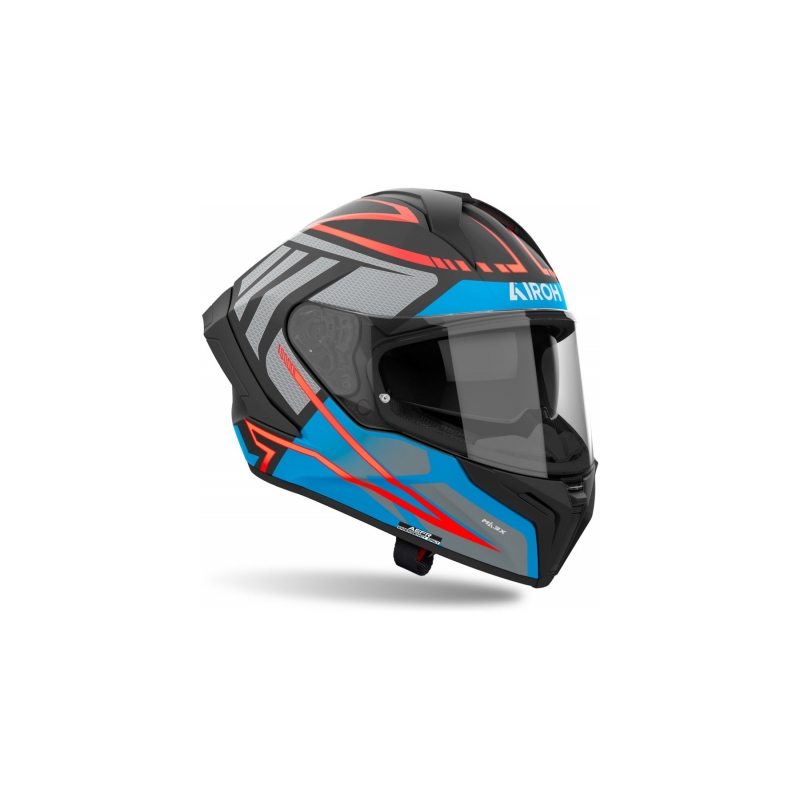 Casco integrale da moto Airoh Matryx Rider blu scuro opaco