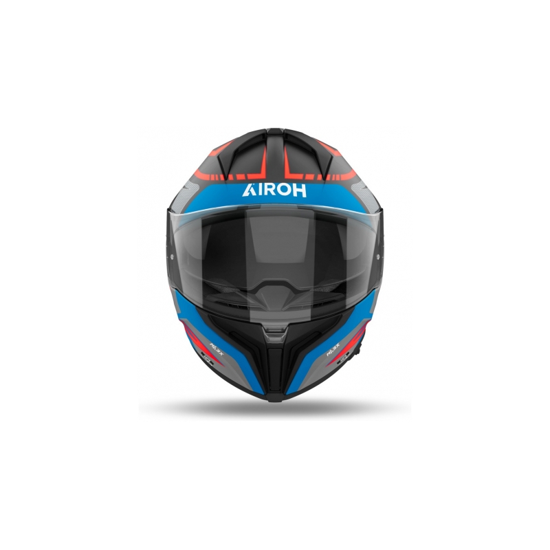 Casco integrale da moto Airoh Matryx Rider blu scuro opaco