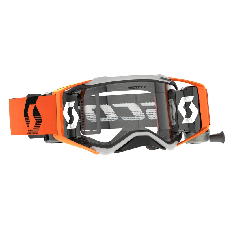Occhiali da motocross Scott Prospect WFS grigio-arancio
