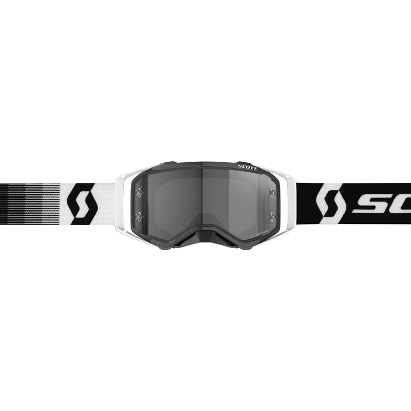 Occhiali da motocross Scott Prospect WFS Premium bianco e nero