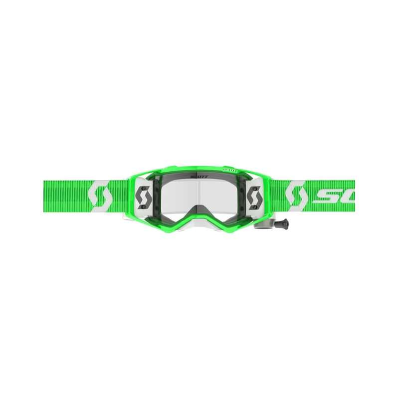 Occhiali da motocross Scott Prospect WFS verde e bianco