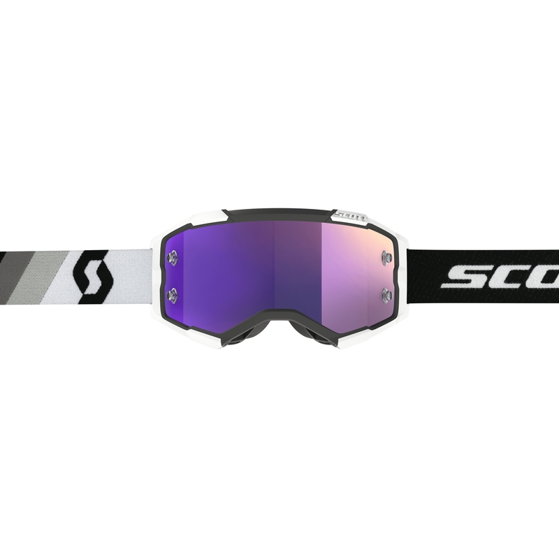Occhiali da motocross Scott Fury CH Premium nero, bianco e viola