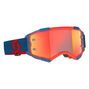 Occhiali da motocross Scott Fury CH blu-rosso-arancio