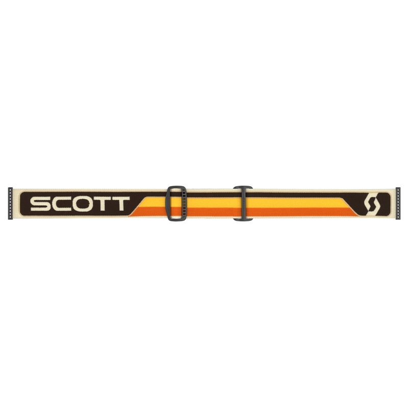 Occhiali da motocross Scott Fury CH marrone-beige-giallo