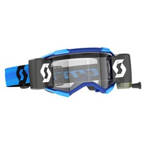 Occhiali da motocross Scott Fury WFS blu-nero