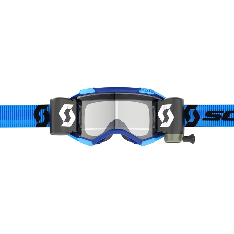 Occhiali da motocross Scott Fury WFS blu-nero