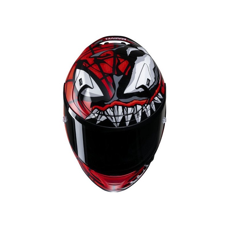 Casco integrale HJC RPHA 12 Maximized Venom Marvel MC1SF Saldi