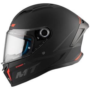 MT Stinger 2 Casco da moto integrale solido nero opaco