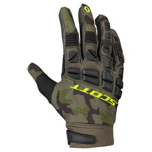 Guanti da moto SCOTT X-PLORE PRO verde militare-giallo