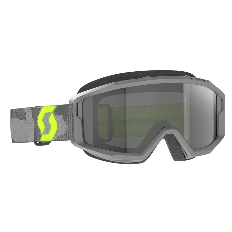 Occhiali da motocross SCOTT Primal Sand Dust grigio-giallo fluo