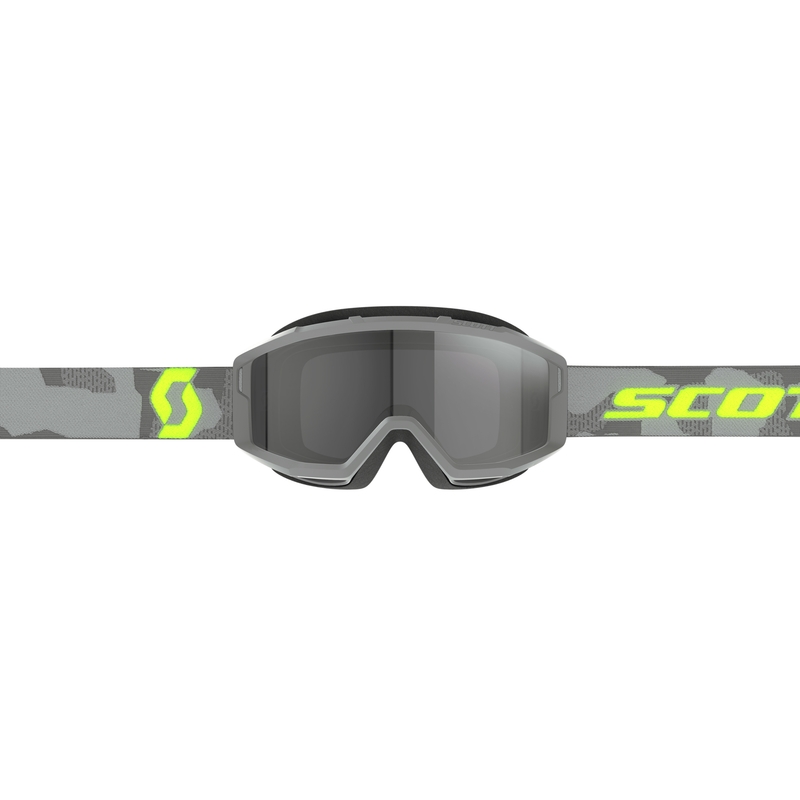 Occhiali da motocross SCOTT Primal Sand Dust grigio-giallo fluo