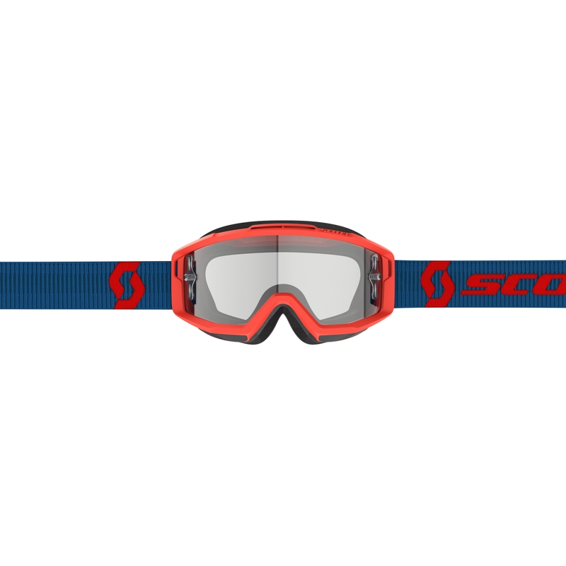Occhiali da motocross SCOTT Split OTG blu-rosso fluo