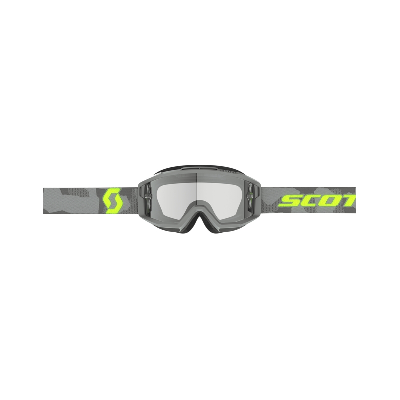 Occhiali da motocross SCOTT Split OTG grigio-giallo fluo