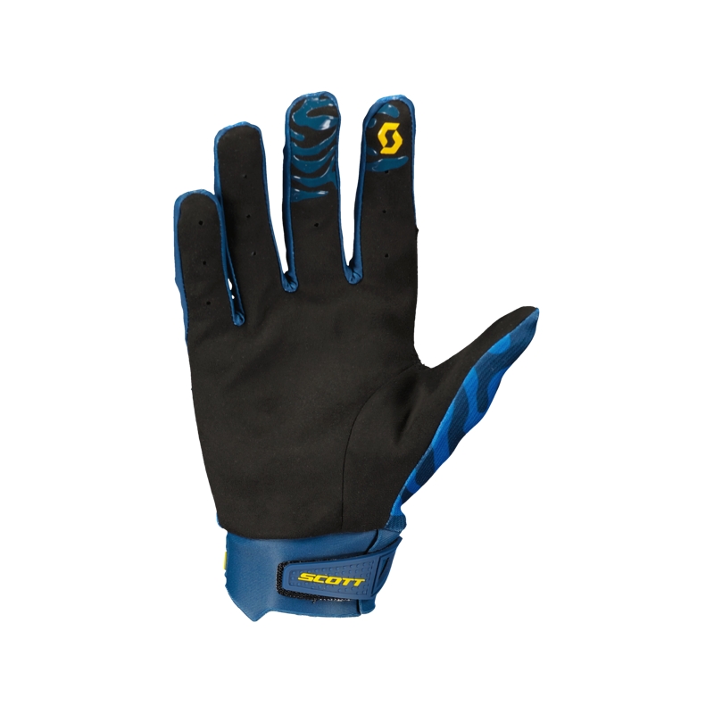 Guanti da motocross per bambini SCOTT Evo Prospect viola-blu
