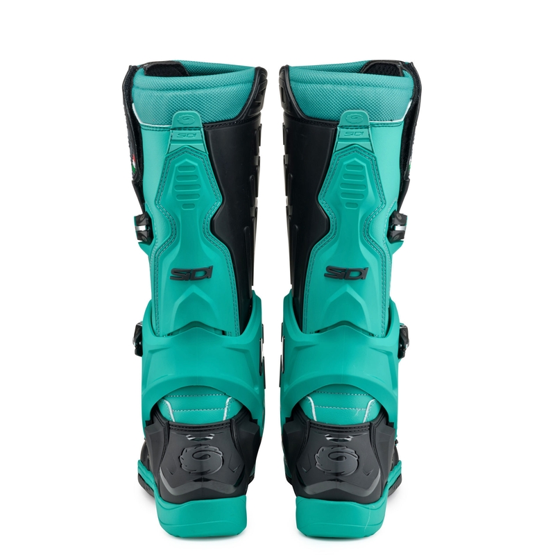 Stivali da moto SiDi Crossair nero e menta