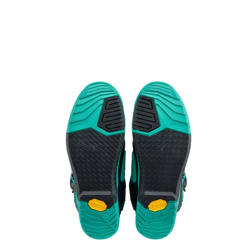 Stivali da moto SiDi Crossair nero e menta