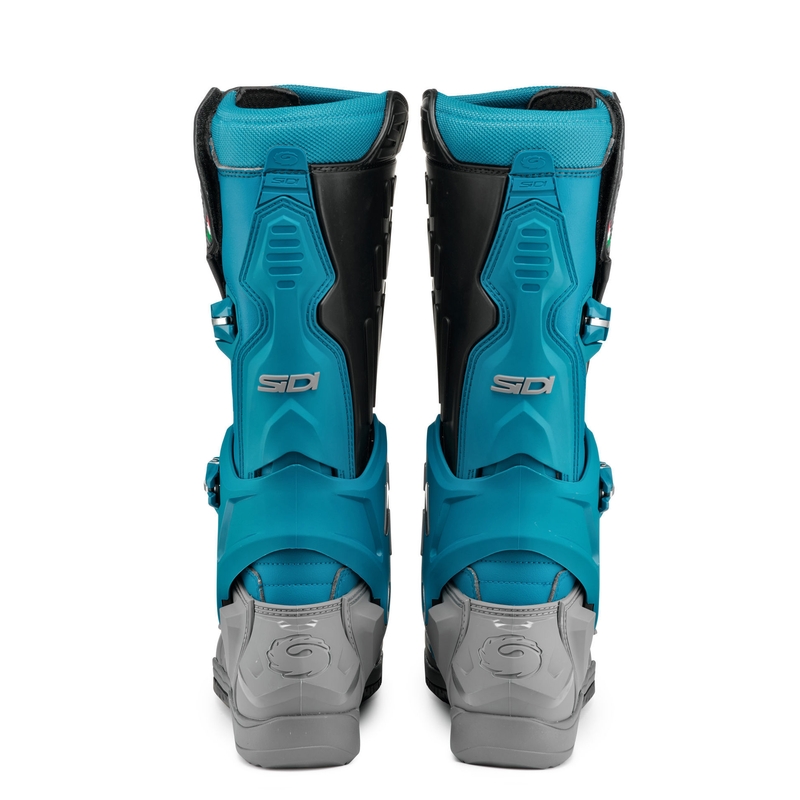 Stivali da moto SiDi Crossair grigio-blu