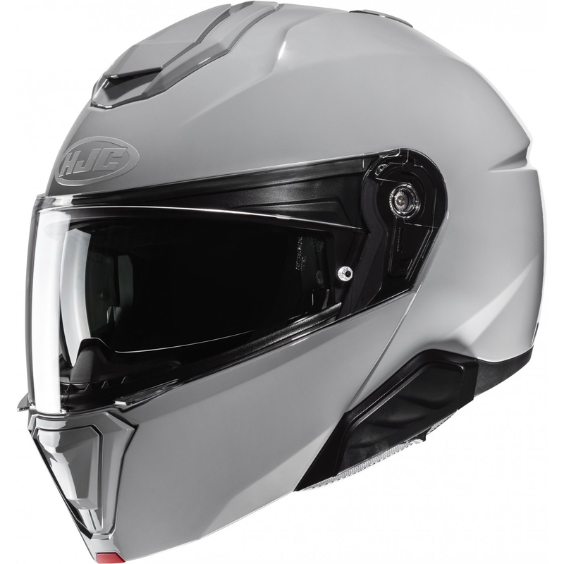Casco moto HJC i91 Solid grey flip-up