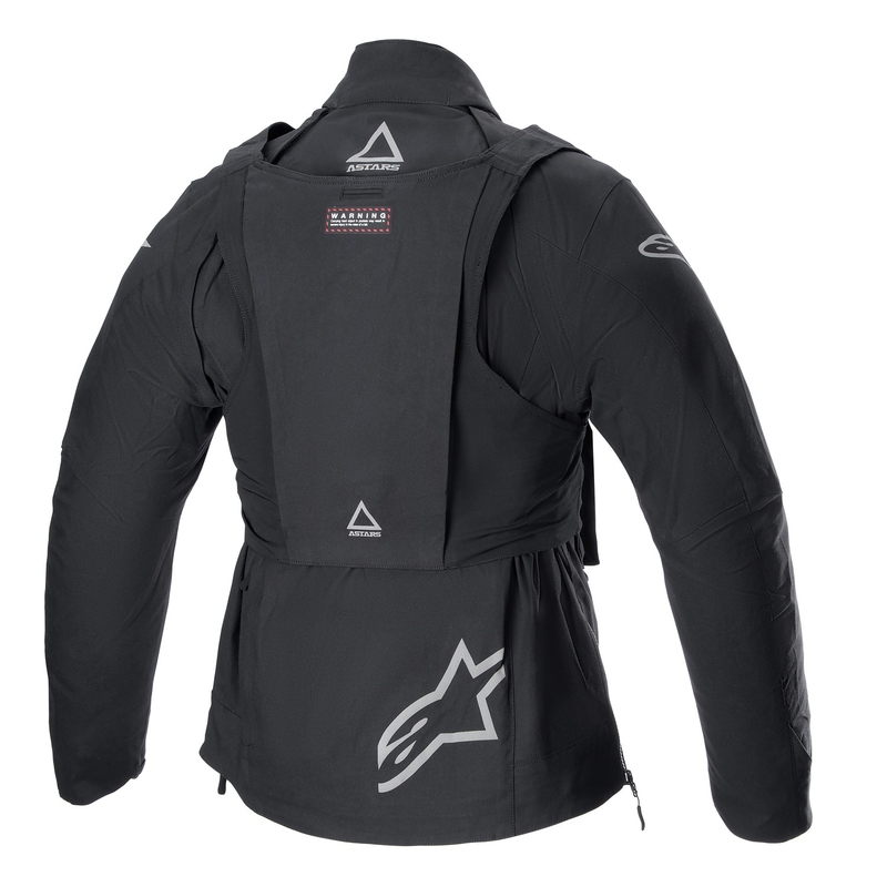 Alpinestars Techdura giacca da moto nera riflettente