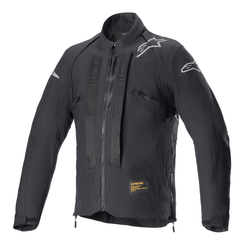 Alpinestars Techdura giacca da moto nera riflettente