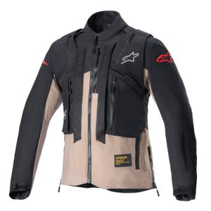 Alpinestars Techdura Giacca da moto nera e marrone