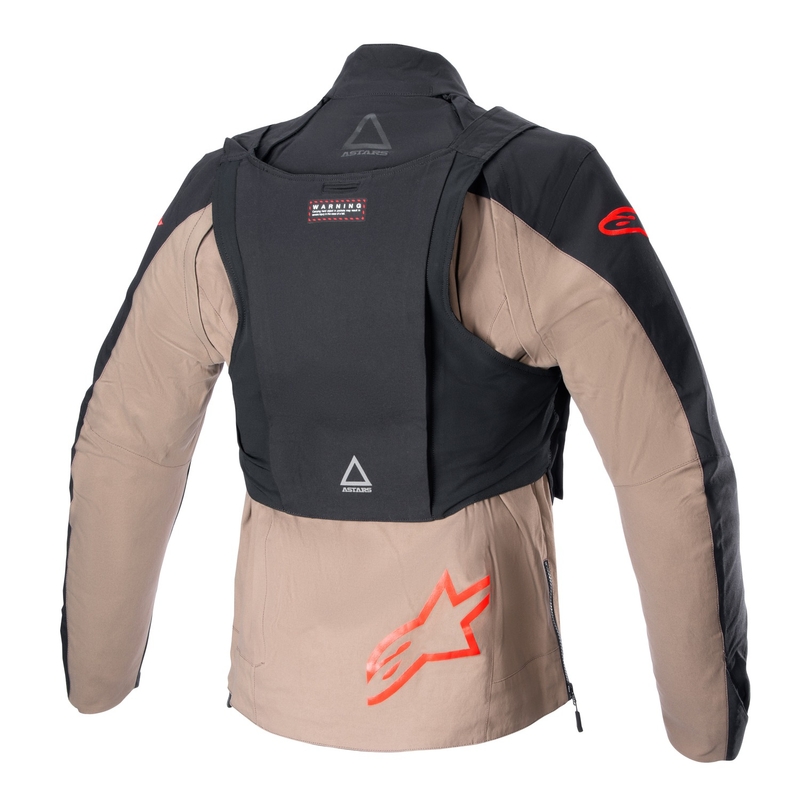 Alpinestars Techdura Giacca da moto nera e marrone