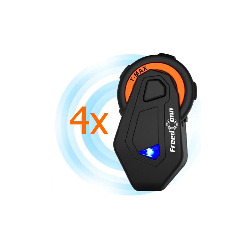 Set di 4 interfono Bluetooth T-MAX
