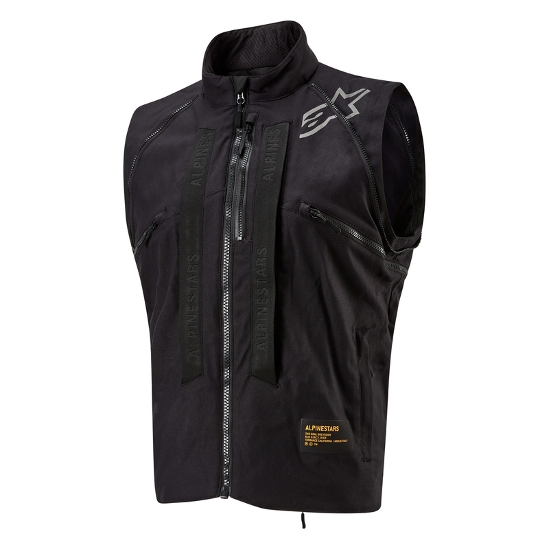 Alpinestars Techdura Giacca da moto nera-marrone-blu scuro