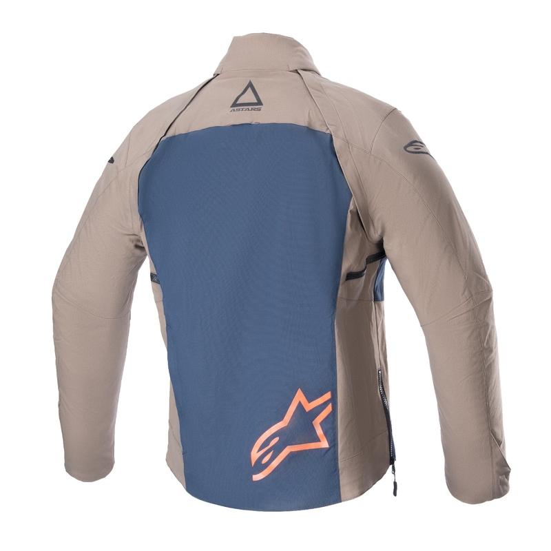 Alpinestars Techdura Giacca da moto nera-marrone-blu scuro