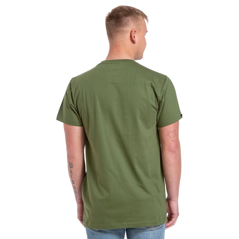 Camicia Meatfly Repash verde oliva da uomo