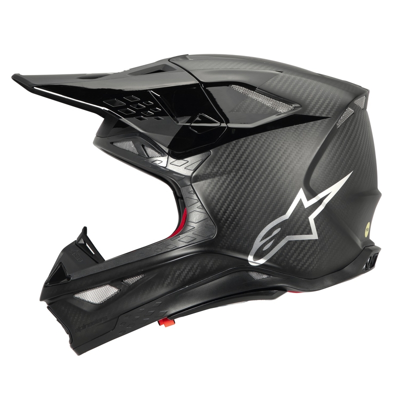 Alpinestars Supertech S-M10 Fame casco da motocross carbonio lucido/opaco