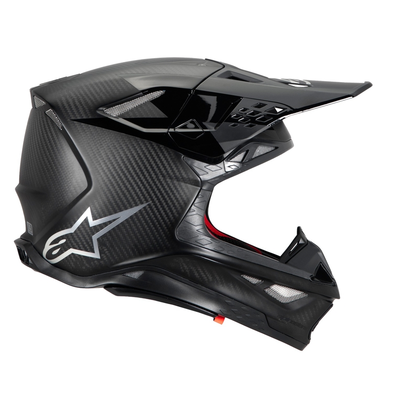 Alpinestars Supertech S-M10 Fame casco da motocross carbonio lucido/opaco