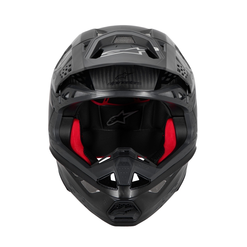 Alpinestars Supertech S-M10 Fame casco da motocross carbonio lucido/opaco