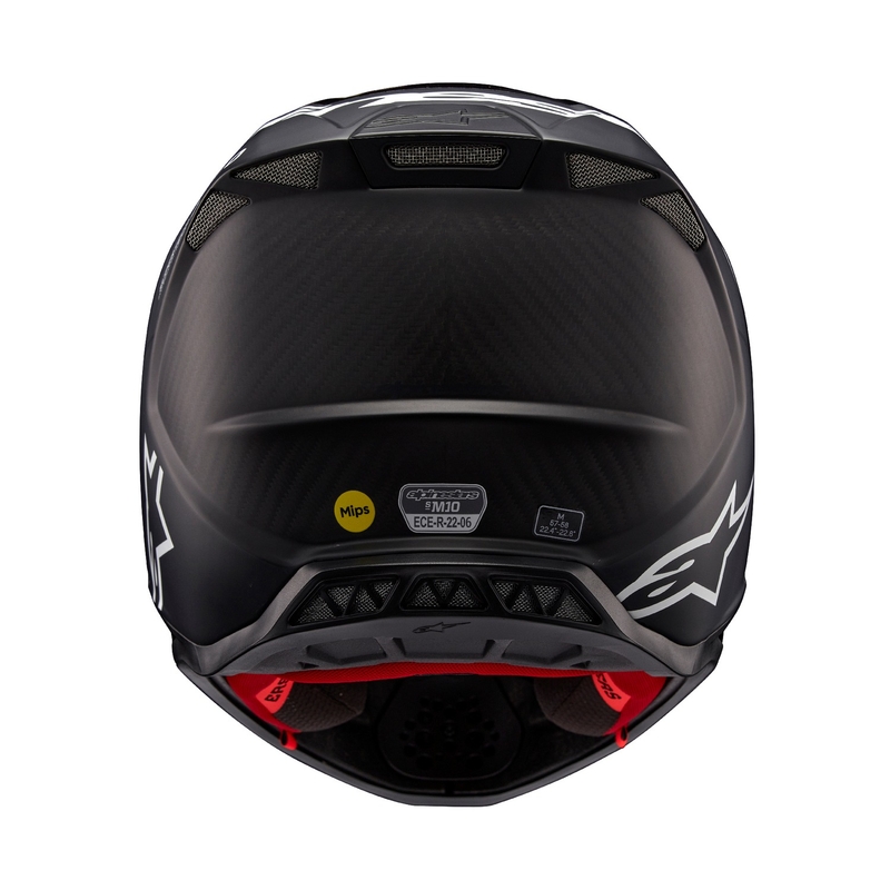 Alpinestars Supertech S-M10 Flood Casco da motocross nero-grigio scuro