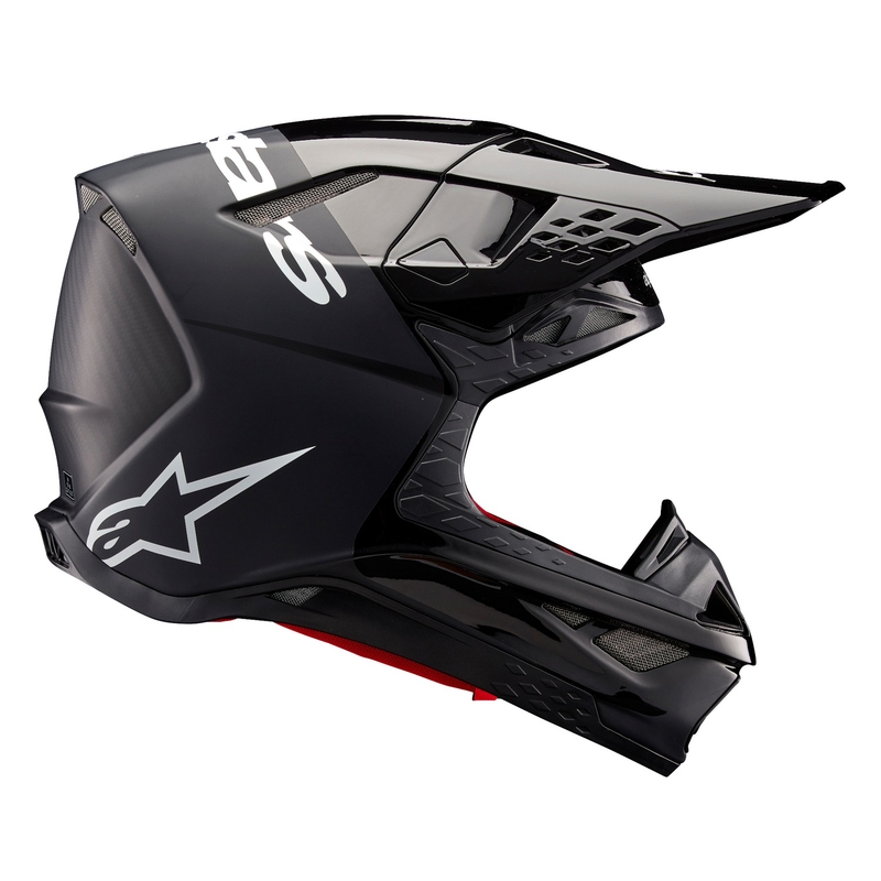 Alpinestars Supertech S-M10 Flood Casco da motocross nero-grigio scuro