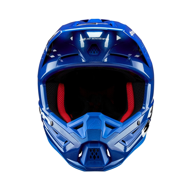 Alpinestars S-M5 Corp casco da motocross blu