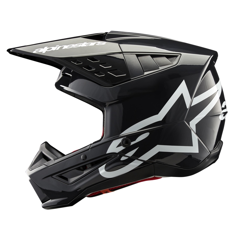 Casco da motocross Alpinestars S-M5 Corp grigio scuro