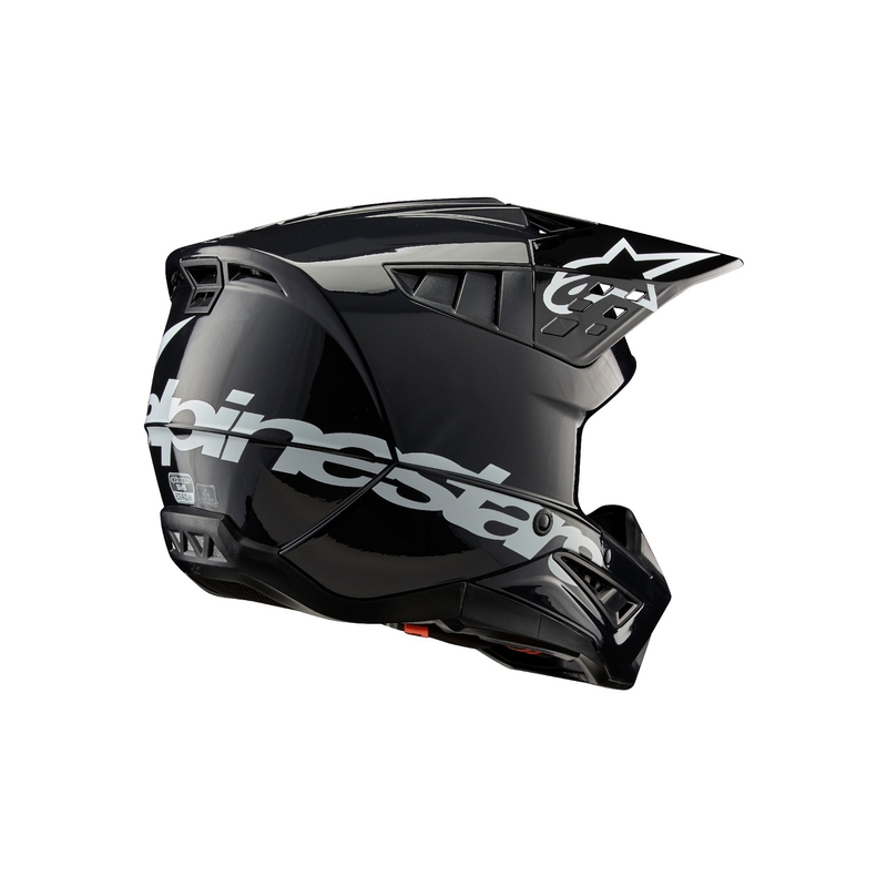 Casco da motocross Alpinestars S-M5 Corp grigio scuro
