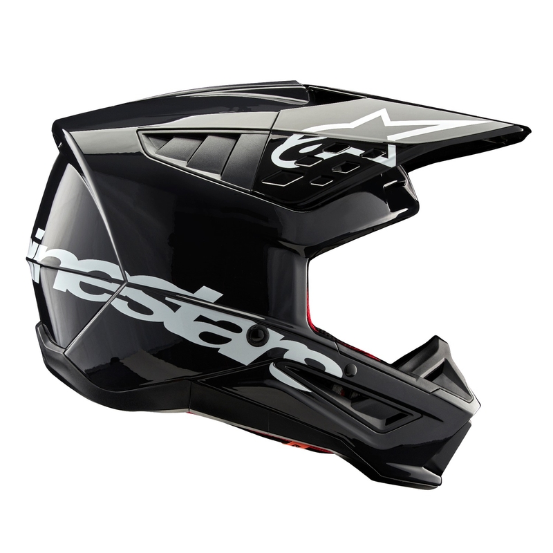 Casco da motocross Alpinestars S-M5 Corp grigio scuro