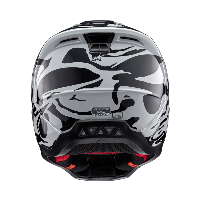 Casco da motocross Alpinestars S-M5 Mineral grey camo