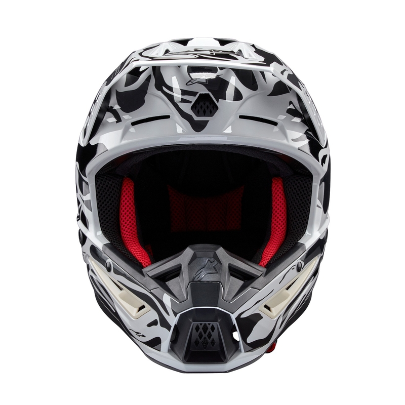 Casco da motocross Alpinestars S-M5 Mineral grey camo