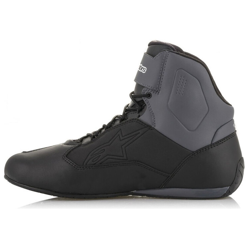 Stivali da moto Alpinestars Faster-3 Drystar nero-grigio-giallo fluo