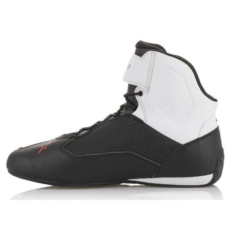 Stivali da moto Alpinestars Faster-3 neri, bianchi e rossi