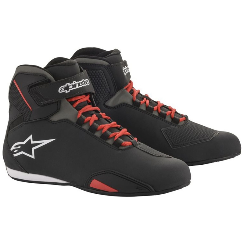 Stivali da moto Alpinestars Sector Nero-Rosso-Bianco
