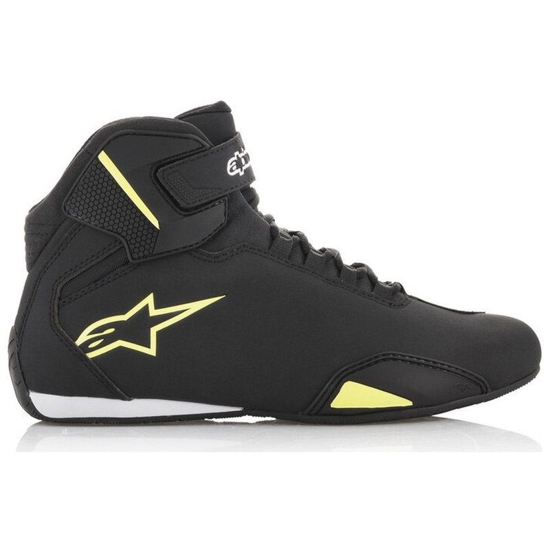 Stivali da moto Alpinestars Sector Nero-Giallo Fluo