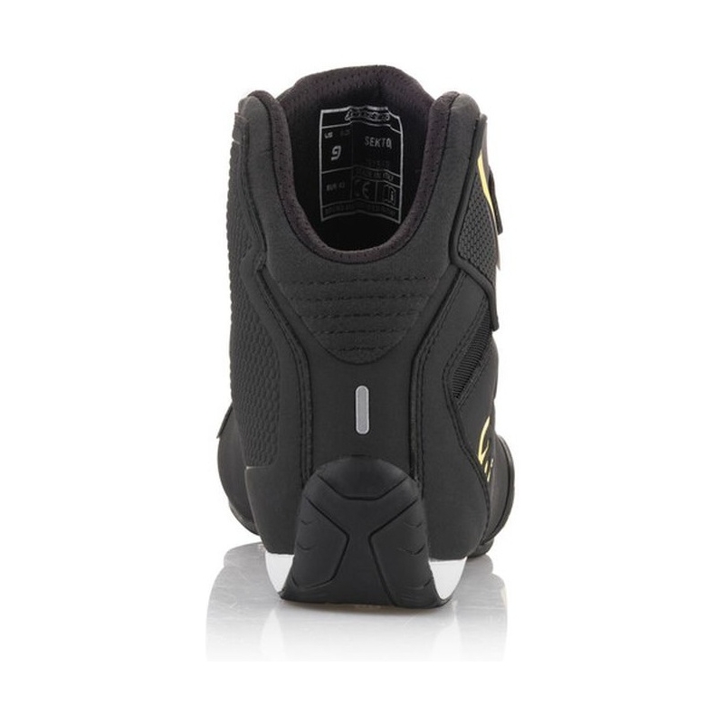 Stivali da moto Alpinestars Sector Nero-Giallo Fluo