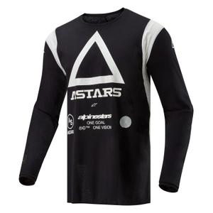 Maglia Alpinestars Techdura Motocross Nero